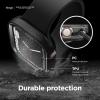 imageelago Duo Case Compatible with Apple Watch 10 Full Protection Hard PC  TPU Material Full Access to Screen TPU TransparentPC Black Yellow Metallic Dark Grey Light Blue Lovely Pink 46mmTPU Black  PC Metalic Dark Grey  Clear
