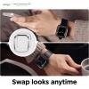 imageelago Duo Case Compatible with Apple Watch 10 Full Protection Hard PC  TPU Material Full Access to Screen TPU TransparentPC Black Yellow Metallic Dark Grey Light Blue Lovely Pink 46mmTPU Black  PC Metalic Dark Grey  Clear