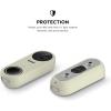 imageelago Silicone Case Designed for Google Nest Hello Doorbell Cover Wired Classic White  Full Protection Night Vision Compatible US Patent RegisteredClassic White