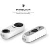 imageelago Silicone Case Designed for Google Nest Hello Doorbell Cover Wired Classic White  Full Protection Night Vision Compatible US Patent RegisteredWhite