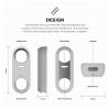 imageelago Silicone Case Designed for Google Nest Hello Doorbell Cover Wired Classic White  Full Protection Night Vision Compatible US Patent RegisteredWhite
