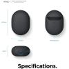 imageelago Silicone Case Designed for Pixel Buds ASeries 2021 Google Pixel Buds 2 2020 Shockproof Protective Silicone Case Cover Supports Wireless Charging BlackBlack