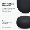 imageelago Silicone Case Designed for Pixel Buds ASeries 2021 Google Pixel Buds 2 2020 Shockproof Protective Silicone Case Cover Supports Wireless Charging BlackBlack
