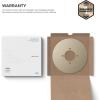 imageelago Wall Plate Cover Compatible with Google Nest Learning Thermostat 3rd 2nd 1st Nest Thermostat E Brass  Exact Color Match with Nest Fingerprint Resistant Durable Aluminum Non PlasticBrass