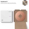 imageelago Wall Plate Cover Compatible with Google Nest Learning Thermostat 3rd 2nd 1st Nest Thermostat E Brass  Exact Color Match with Nest Fingerprint Resistant Durable Aluminum Non PlasticCopper