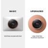imageelago Wall Plate Cover Compatible with Google Nest Learning Thermostat 3rd 2nd 1st Nest Thermostat E Brass  Exact Color Match with Nest Fingerprint Resistant Durable Aluminum Non PlasticCopper