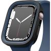 imageelago Duo Case Compatible with Apple Watch 10 Full Protection Hard PC  TPU Material Full Access to Screen TPU TransparentPC Black Yellow Metallic Dark Grey Light Blue Lovely Pink 46mmTPU Black  PC Jean Indigo  Clear