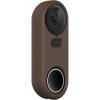 imageelago Silicone Case Designed for Google Nest Hello Doorbell Cover Wired Classic White  Full Protection Night Vision Compatible US Patent RegisteredDark Brown