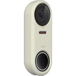 imageelago Silicone Case Designed for Google Nest Hello Doorbell Cover Wired Classic White  Full Protection Night Vision Compatible US Patent RegisteredClassic White
