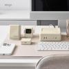 imageelago Mac mini M4 Silicone Cover Classic Computer Design Shockproof AntiScratch Stylish Objet for Desk Classic White