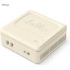 imageelago Mac mini M4 Silicone Cover Classic Computer Design Shockproof AntiScratch Stylish Objet for Desk Classic White