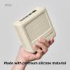 imageelago Mac mini M4 Silicone Cover Classic Computer Design Shockproof AntiScratch Stylish Objet for Desk Classic White