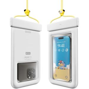imageelago  BT21 Waterproof Phone Pouch for iPhone 161514131211 Series Galaxy S25S24S23S22S21 Series  Underwater Screen Touchable Dry Bag Dual Zipper Lock Official Merchandise TATA ClearCHIMMY