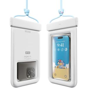 imageelago  BT21 Waterproof Phone Pouch for iPhone 161514131211 Series Galaxy S25S24S23S22S21 Series  Underwater Screen Touchable Dry Bag Dual Zipper Lock Official Merchandise TATA ClearKOYA