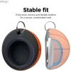 imageelago Ball Series Case Compatible with Apple AirTag Drop Protection Keychain Track Keys Backpacks Purses Dogs Kids Tracking Device Not Included RugbyBASKET