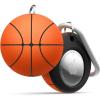 imageelago Ball Series Case Compatible with Apple AirTag Drop Protection Keychain Track Keys Backpacks Purses Dogs Kids Tracking Device Not Included RugbyBASKET