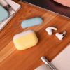 imageelago Duo Case Compatible with AirPods Pro Case 2 Caps  1 Body Supports Wireless Charging Light Grey Baby Mint  Dark Grey Translucent Top  Coral Blue  Nightglow BlueBottom  Yellow