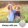 imageelago Basic Case Compatible with AirTag Keychain  Full Protection Keychain Included Slim and Simple Design Food Grade Silicone AntiScratch Safe for Kids and ChildrenStone