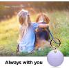 imageelago Basic Case Compatible with AirTag Keychain  Full Protection Keychain Included Slim and Simple Design Food Grade Silicone AntiScratch Safe for Kids and ChildrenLavender