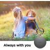imageelago Basic Case Compatible with AirTag Keychain  Full Protection Keychain Included Slim and Simple Design Food Grade Silicone AntiScratch Safe for Kids and ChildrenDark Gray