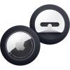 imageelago Silicone Pad Compatible with Apple AirTag Case Holder with Adhesive Stickers 2 Pack  Track Wallets Dogs Bikes Bags Golf Rangefinders  Reusable Pad Tracking Device Not Included BlackBlack