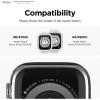 imageelago Duo Case Compatible with Apple Watch 987654SE Compatible with iWatch 41mm 40mm Full Protection Hard PC  TPU Material Full Access to Screen Two PCs Included Strap not IncludedTPU Clear  PC White  Clear