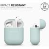 imageelago Premium Silicone Case Compatible with Apple AirPods 1 and 2 Front LED Visible WhiteBaby Mint