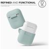 imageelago Premium Silicone Case Compatible with Apple AirPods 1 and 2 Front LED Visible WhiteBaby Mint