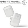imageelago Premium Silicone Case Compatible with Apple AirPods 1 and 2 Front LED Visible WhiteMulti