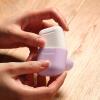 imageelago Premium Silicone Case Compatible with Apple AirPods 1 and 2 Front LED Visible WhitePurple