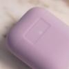 imageelago Premium Silicone Case Compatible with Apple AirPods 1 and 2 Front LED Visible WhitePurple