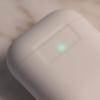 imageelago Premium Silicone Case Compatible with Apple AirPods 1 and 2 Front LED Visible WhiteWhite