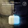 imageelago Silicone Case with Keychain Compatible with Apple AirPods Case 1 ampamp 2 Front LED Visible Supports Wireless Charging Protective Silicone PeachNightglow Gold Pearl