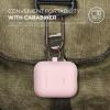 imageelago Silicone Case with Keychain Compatible with Apple AirPods Case 1 ampamp 2 Front LED Visible Supports Wireless Charging Protective Silicone PeachLovely Pink