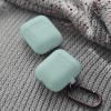 imageelago Silicone Case with Keychain Compatible with Apple AirPods Case 1 ampamp 2 Front LED Visible Supports Wireless Charging Protective Silicone PeachMint