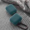 imageelago Silicone Case with Keychain Compatible with Apple AirPods Case 1 ampamp 2 Front LED Visible Supports Wireless Charging Protective Silicone PeachDark Turquoise