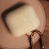 imageelago Silicone Case with Keychain Compatible with Apple AirPods Case 1 ampamp 2 Front LED Visible Supports Wireless Charging Protective Silicone PeachNightglow Gold Pearl