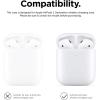 imageelago Silicone Protective Case Compatible with Apple AirPods 2 Wireless Charging Case Front LED Visible AntiSlip Coating Inside Patent Registered Nightglow BluePeach