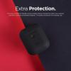 imageelago Silicone Protective Case Compatible with Apple AirPods 2 Wireless Charging Case Front LED Visible AntiSlip Coating Inside Patent Registered Nightglow BlueBlack