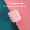 imageelago Silicone Protective Case Compatible with Apple AirPods 2 Wireless Charging Case Front LED Visible AntiSlip Coating Inside Patent Registered Nightglow BlueLovely Pink