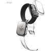 imageelago compatible with Apple Watch 10 Case Screen Protector Clear Shield Full Protection Hard PC  Tempered GlassClear