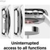 imageelago compatible with Apple Watch 10 Case Screen Protector Clear Shield Full Protection Hard PC  Tempered GlassClear