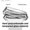 imageelago compatible with Apple Watch 10 Case Screen Protector Clear Shield Full Protection Hard PC  Tempered GlassClear
