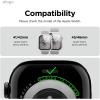 imageelago compatible with Apple Watch 10 Case Screen Protector Clear Shield Full Protection Hard PC  Tempered GlassClear Matte