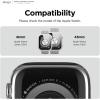 imageelago compatible with Apple Watch 10 Case Screen Protector Clear Shield Full Protection Hard PC  Tempered GlassClear Matte