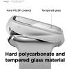 imageelago compatible with Apple Watch 10 Case Screen Protector Clear Shield Full Protection Hard PC  Tempered GlassClear Matte