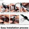 imageelago compatible with Apple Watch 10 Case Screen Protector Clear Shield Full Protection Hard PC  Tempered GlassClear Matte