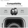 imageelago compatible with Apple Watch 10 Case Screen Protector Clear Shield Full Protection Hard PC  Tempered GlassGrey Matte