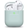 imageelago Premium Silicone Case Compatible with Apple AirPods 1 and 2 Front LED Visible WhiteBaby Mint