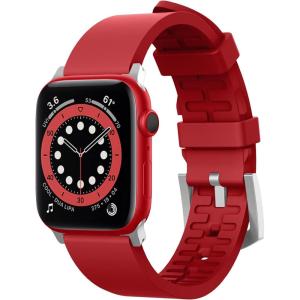 imageelago Sport Band Compatible with Apple Watch Band Ultra2UltraSE10987654321 Compatible with iWatch 38mm 40mm 41mm 42mm 44mm 45mm 46mm 49mmRed